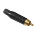 ACPR-BLK by Amphenol Audio - CONNECTOR PLUG RCA BLACK