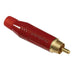 ACPR-RED by Amphenol Audio - CONNECTOR PLUG RCA RED