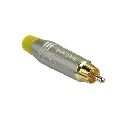 ACPR-SYL by Amphenol Audio - RCA SERIES MALE CABLE SATIN/YL