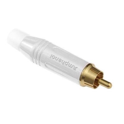ACPR-WHT by Amphenol Audio - CONNECTOR PLUG RCA WHITE
