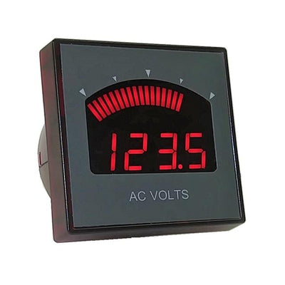 DMR35-ACV1-AC1-R by Murata Power Solutions Inc. - VOLTMETER PANEL 0-50VAC RED LED