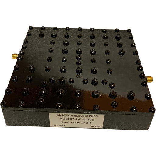 AD2067-2475C106 by Anatech Electronics Inc. - 2067.5 MHZ / 2475 MHZ SINGLE IN/
