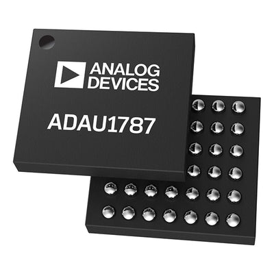 ADAU1787BCBZRL7 by Analog Devices Inc. - 4 ADC, 2 DAC LOW POWER CODEC, AU
