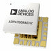 Analog Devices IC chip with gold contacts on a white background