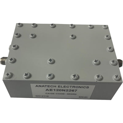 AE120N2267 by Anatech Electronics Inc. - 120 MHZ BANDSTOP/NOTCH FILTER