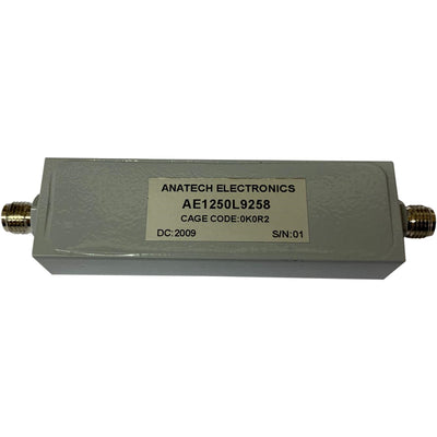 AE1250L9258 by Anatech Electronics Inc. - 1250 MHZ LC LOWPASS FILTER