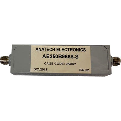 AE250B9668-S by Anatech Electronics Inc. - 250 MHZ LC BANDPASS FILTER WITH