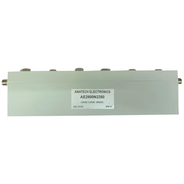 AE2800N2250 by Anatech Electronics Inc. - 2800 MHZ CAVITY BANDSTOP/NOTCH F
