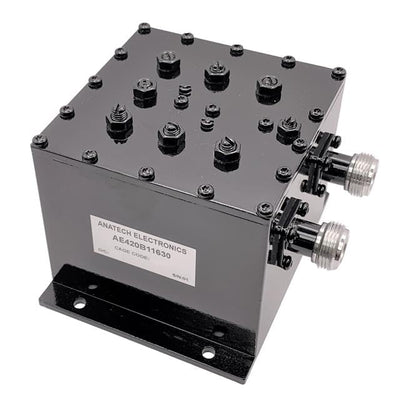 AE420B11630 by Anatech Electronics Inc. - 420 MHZ CAVITY BANDPASS FILTER