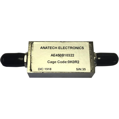 AE450B10322 by Anatech Electronics Inc. - 450 MHZ CAVITY BAND PASS FILTER