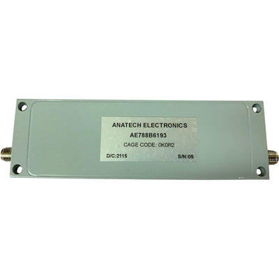 AE788B6193 by Anatech Electronics Inc. - 788 MHZ LC BAND PASS FILTER
