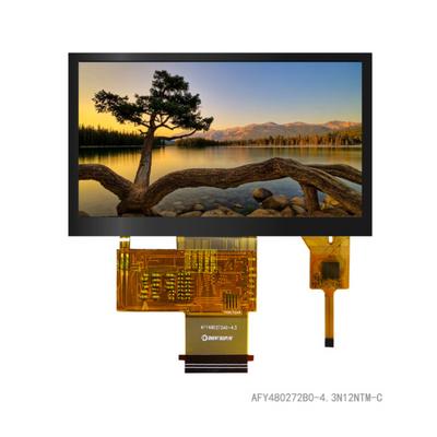 AFY480272B0-4.3N12NTM-C by Orient Display - LCD TFT 4.3"" 480272 RGB W/CTP