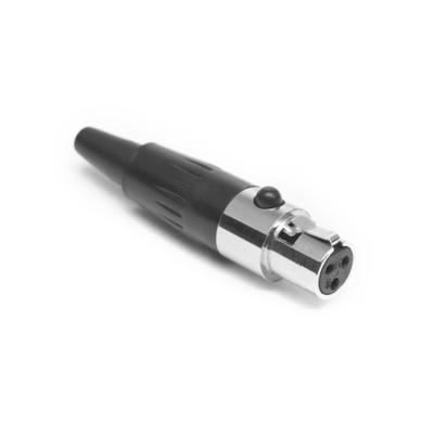 AG3F by Amphenol Audio - CONNECTOR PLUG FMALE MINI XLR 3P SLDR
