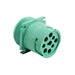 AHD10-9-1939P80 by Amphenol Sine Systems Corp - CONNECTOR RECPT HSNG MALE 9POS PNL MNT