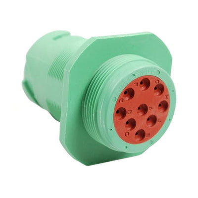 AHD17-9-1939PES80 by Amphenol Sine Systems Corp - CONNECTOR RECPT HSNG MALE 9POS PNL MNT