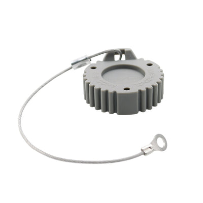 AHDC169-TM by Amphenol Sine Systems Corp - CONNECTOR COVER GRAY 9POS LANYARD