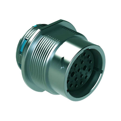 AHDM04-18-20SR by Amphenol Sine Systems Corp - CONNECTOR RECPT HSNG FMALE 20PS PNL MT