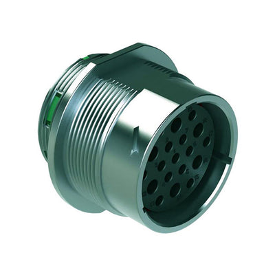 AHDM04-24-19SN by Amphenol Sine Systems Corp - CONNECTOR RECPT HSNG FMALE 19PS PNL MT