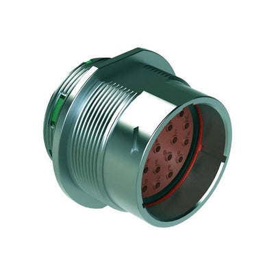 AHDM04-24-23PN by Amphenol Sine Systems Corp - CONNECTOR RECPT HSNG MALE 23POS PNL MT