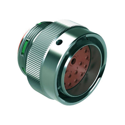AHDM06-24-18PN by Amphenol Sine Systems Corp - CONNECTOR PLUG HSNG MALE 18POS INLINE