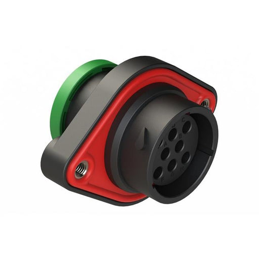 AHDP02-18-08SN-BRA by Amphenol Sine Systems Corp - 8 POSITION PANEL MOUNT RECEPTACL