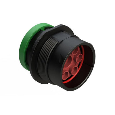 AHDP04-24-07PN-BRA by Amphenol Sine Systems Corp - 7 POSITION RECEPTACLE, PIN, SHEL