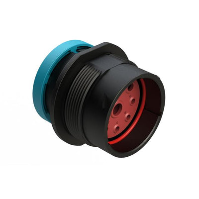 AHDP04-24-09PR-BRA by Amphenol Sine Systems Corp - 9 POSITION RECEPTACLE, PIN, SHEL