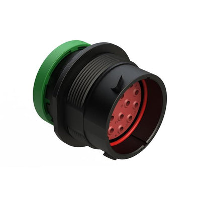 AHDP04-24-16PN-BRA by Amphenol Sine Systems Corp - 16 POSITION RECEPTACLE, PIN, SHE