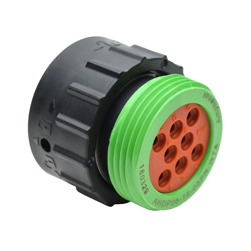 AHDP06-18-08PN-WTA by Amphenol Sine Systems Corp - CONNECTOR PLG HSG MALE 8POS INLINE