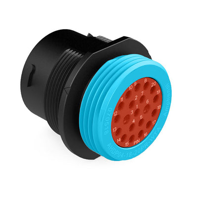 AHDP06-18-20PR-WTA by Amphenol Sine Systems Corp - CONNECTOR PLG HSG MALE 20POS INLINE