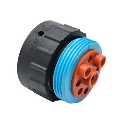 AHDP06-24-09SR-WTA by Amphenol Sine Systems Corp - CONNECTOR PLUG HSNG FMALE 9POS INLINE