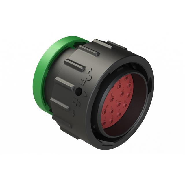 AHDP06-24-23PN-BRA by Amphenol Sine Systems Corp - 23 POSITION PLUG, PIN, SHELL SIZ