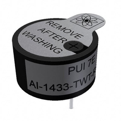 AI-1433-TWT-R by PUI Audio, Inc. - BUZZER PIEZO 12V 13.8MM TH