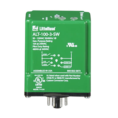 ALT-100-1-SW by Littelfuse Inc. - RELAY IMPULSE DPDT 10A 95-120V