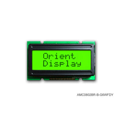 AMC0802BR-B-G6WFDY by Orient Display - LCD COB CHAR 8X2 GRAY TRANSF