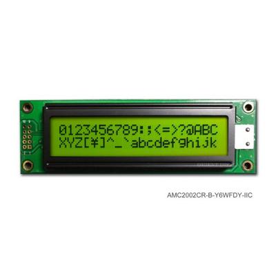 AMC2002CR-B-Y6WFDY-I2C by Orient Display - LCD COB CHAR 20X2 Y/G TRANSF I2C
