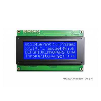 AMC2004AR-B-B6WTDW-SPI by Orient Display - COB CHAR 20X4 BLUE TRANSM SPI