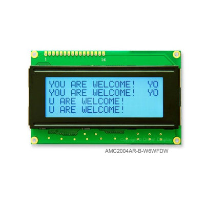AMC2004AR-B-W6WFDW by Orient Display - LCD COB CHAR 20X4 FSTN+ TRANSF