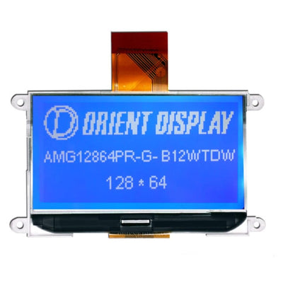 AMG12864PR-G-B12WTDW by Orient Display - LCD COG GRAPH 12864 BLUE TRANSM