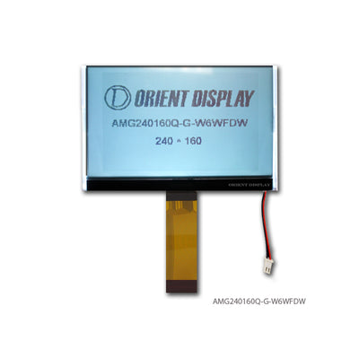 AMG240160Q-G-W6WFDW by Orient Display - COG GRAPH 240160 FSTN+ TRANSF