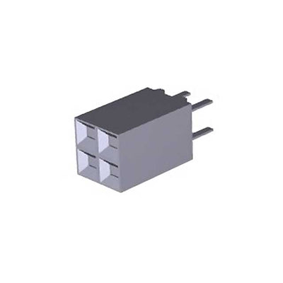 535542-2 by TE Connectivity AMP Connectors - CONNECTOR RECPT 4POS 0.1 GOLD PCB