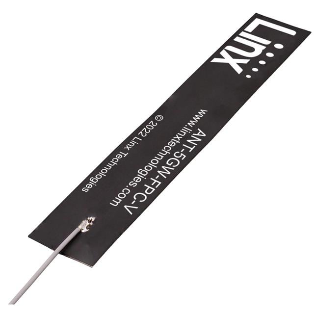 ANT-5GW-FPC-V100UF by Linx Technologies Inc. - ANT 5G FPC 120X20 100MM UFL