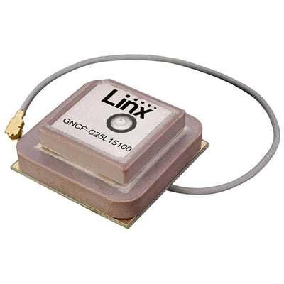ANT-GNCP-C25L15100 by Linx Technologies Inc. - RF ANT GNSS GPS L1L5 25X25 LNA