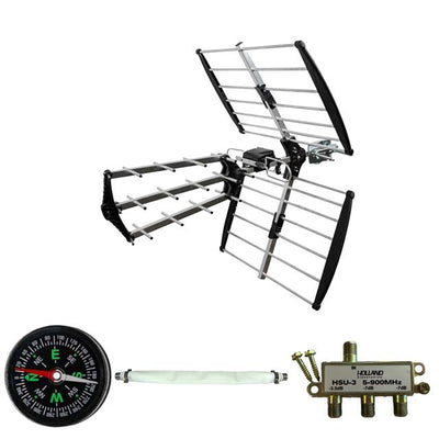 ANT2DX9112 by HOMEVISION TECHNOLOGY INC - 3 Panel HD Outdoor Antenna Kit