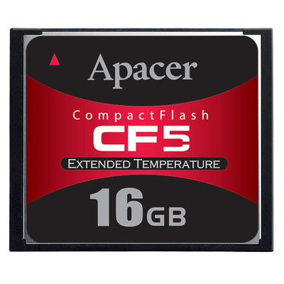 AP-CF016GL9FS-ETNR by Apacer Memory America - MEM CARD COMPACTFLASH 16GB MLC
