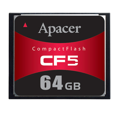 AP-CF064GL9FS-NR by Apacer Memory America - MEM CARD COMPACTFLASH 64GB MLC