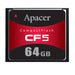 AP-CF064GL9FS-NR by Apacer Memory America - MEM CARD COMPACTFLASH 64GB MLC