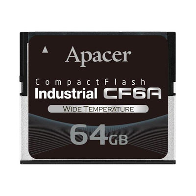 AP-CF064GLBNS-ETNRG by Apacer Memory America - INDUSTRIAL CF MLC 64GB ET NR