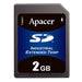 AP-ISD02GIS2B-3T by Apacer Memory America - MEMORY CARD SD 2GB SLC