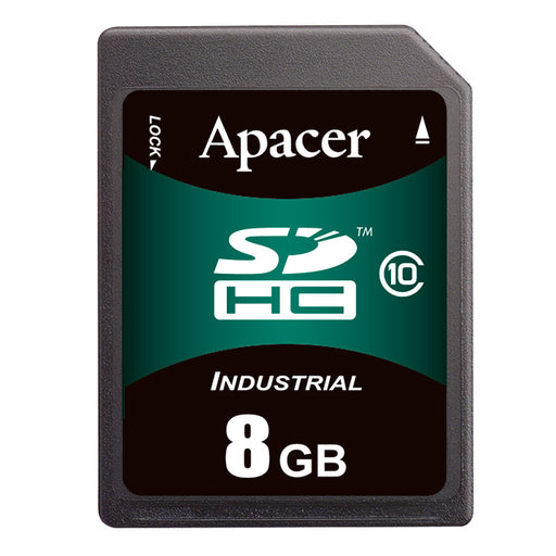 AP-ISD08GCD4A-3T by Apacer Memory America - MEMORY CARD SDHC 8GB SLC
